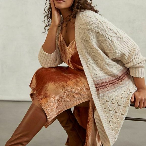 Anthropologie Pilcro Jemma Cable-Knit Cardigan size M/L new with tag - Picture 2 of 11